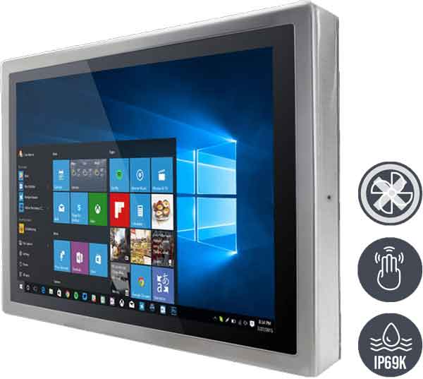 [Foto] 24-Zoll Edelstahl-HMI geschützt nach IP69K