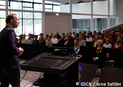 Heiko Lickert eröffnet die GSCN-Konfrenz in München