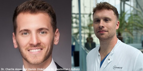 Dr. Charlie Alexander Hamm (links) und Dr. Maximilian Lindholz