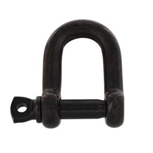 Rundschäkel, schwarz matt 8258410DBK