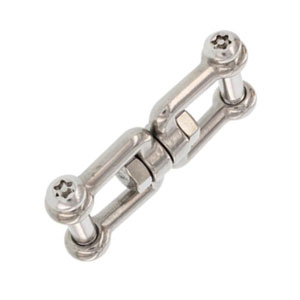 Wirbelschäkel Gabel-Gabel mit TX20+Pin 815148405