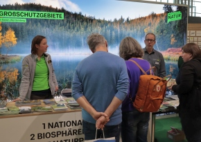 Am Stand der baden-württembergischen Großschutzgebiete auf der CMT