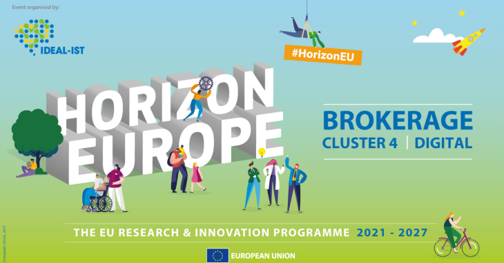Banner Horizon Europe Brokerage Cluster 4 I Digital 2026