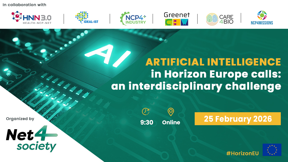 Banner AI in Horizon Europe Calls