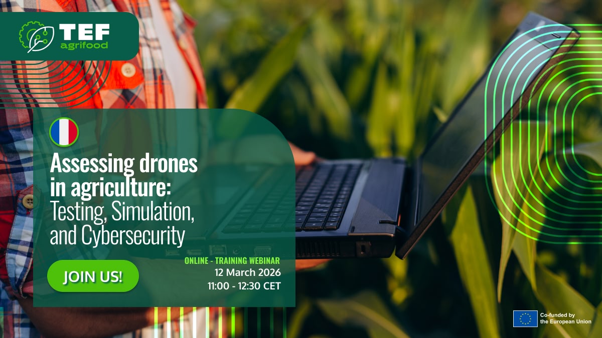 Banner: Webinar Assessing drones in agriculture