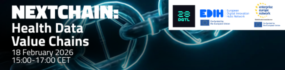 Banner NEXTCHAIN: Health Data Value Chains