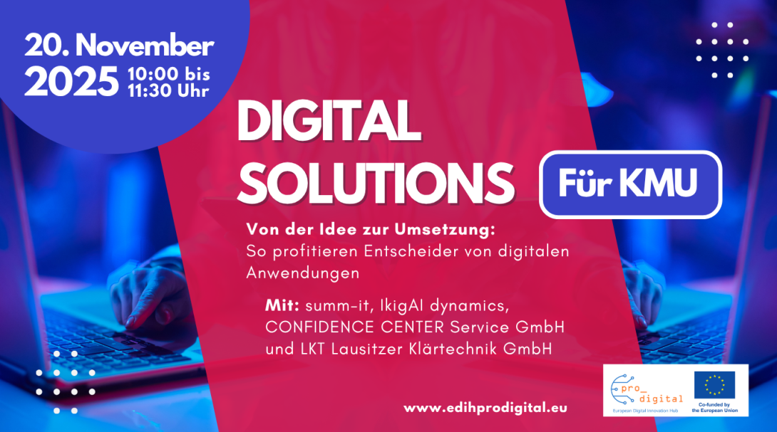 Eventbanner für Veranstaltung Digital Solutions für KMU