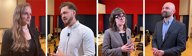 v.l.n.r.: Eleonore Anna Kaupp, Silas Kalmbach, Valentina Mayer-Steudte, Michael Holder © AKBW
