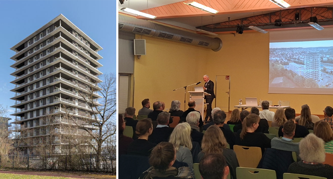 CARL © Peter W. Schmidt + Assoziierte | Publikum mit Redner © Markus Keller