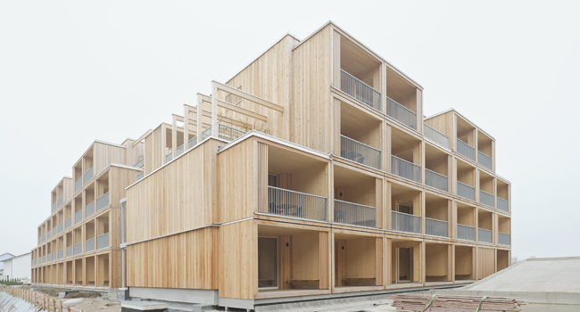 Ausgezeichnet mit dem Deutschen Holzbaupreis 2025: Mikroapartementhaus „Cube 68“ in Dinkelsbühl, LIEBEL/ARCHITEKTEN BDA © Brigida González