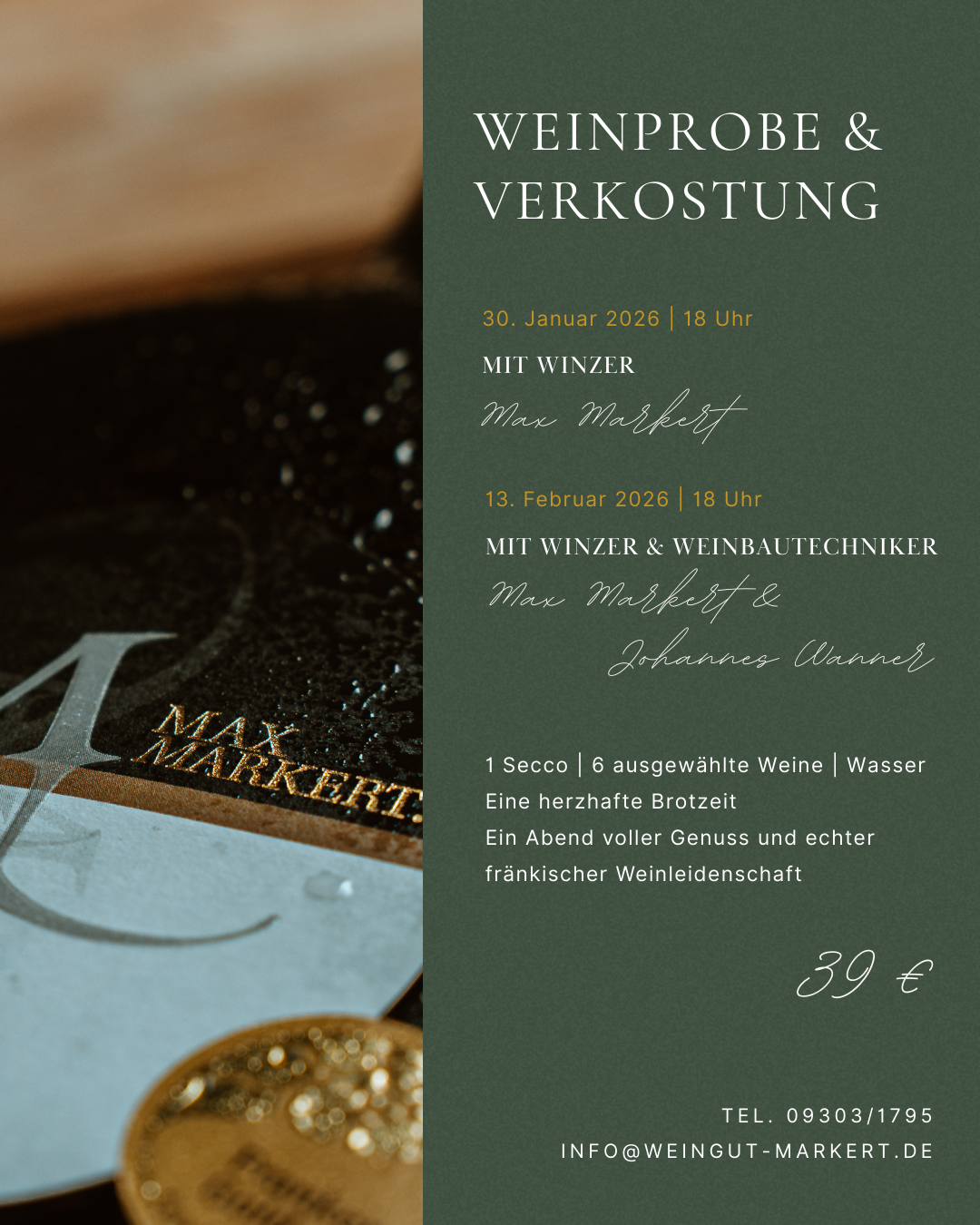 Weinprobe & Verkostung Max Markert