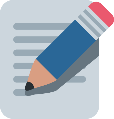 Icon Stift und Papier