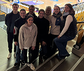 TK Rhönradturnen in Göttingen bei der Besichtigung der WM Halle 2026 | Foto: Ella Köhler