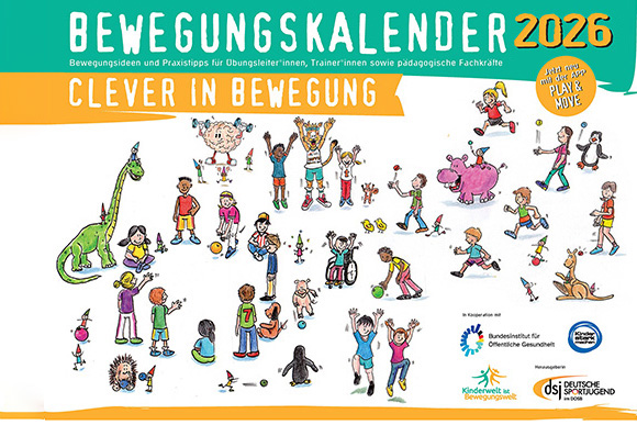 Bewegungskalender 2026 der Deutschen Sportjugend | Foto: dsj