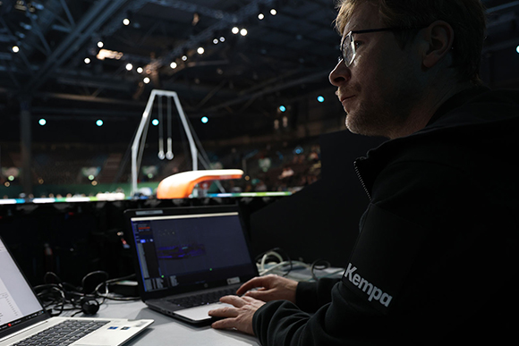 Dr. Falk Naundorf bei der Quali Team-Finale bei der Turn-EM | Foto: IAT