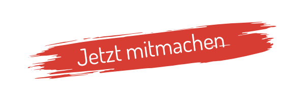 Schriftzug: Jetzt mitmachen