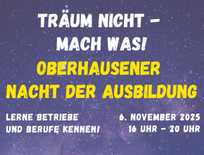 Plakat Nacht der Ausbildung 2025