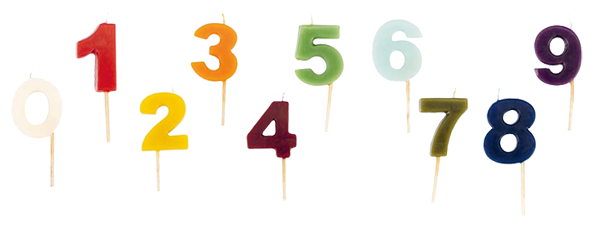Geburtstagskerzen
