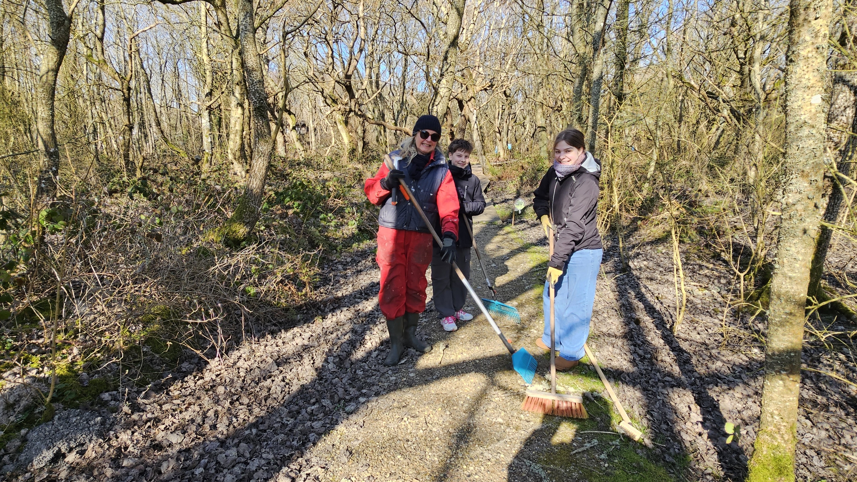 Vogelkoje Frühjahrsputz