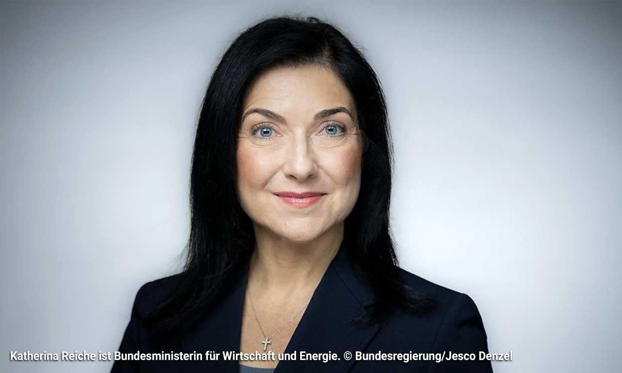 Katherina Reiche ist Bundesministerin für Wirtschaft und Energie. © Bundesregierung/Jesco Denzel