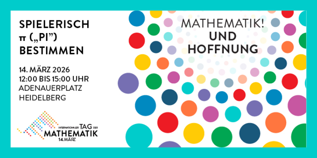 Banner Internationaler Tag der Mathematik.