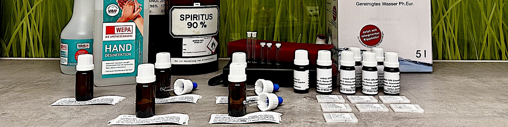 Darstellung homöopathischer Arzneimittel 