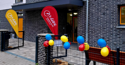 Kita geschmückt mit Ballons