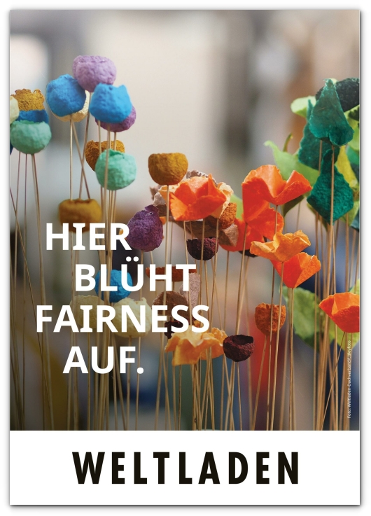 Weltladen-Plakat Frühling