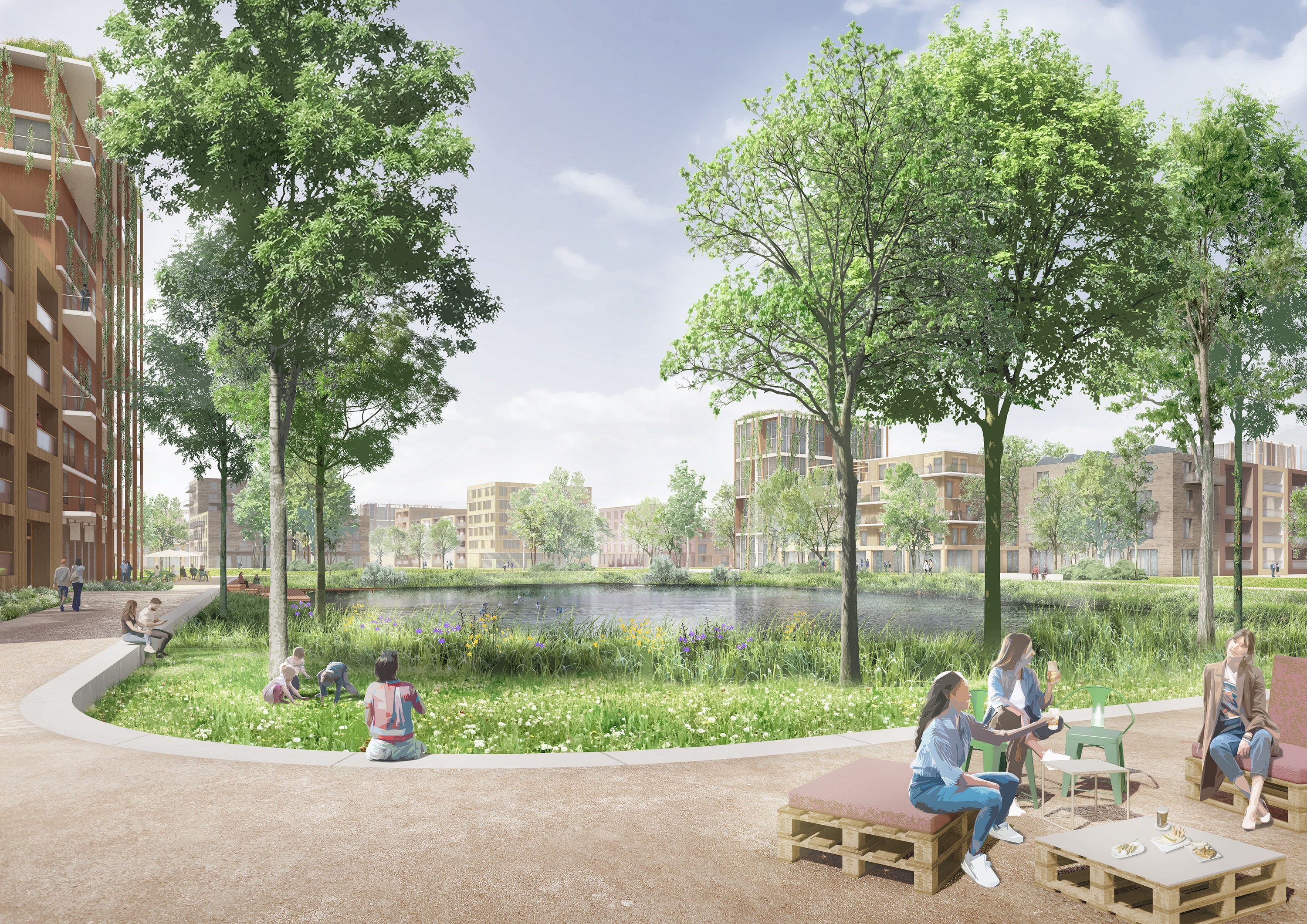 Vorentwurf des Bebauungsplans Heiterblick-Süd