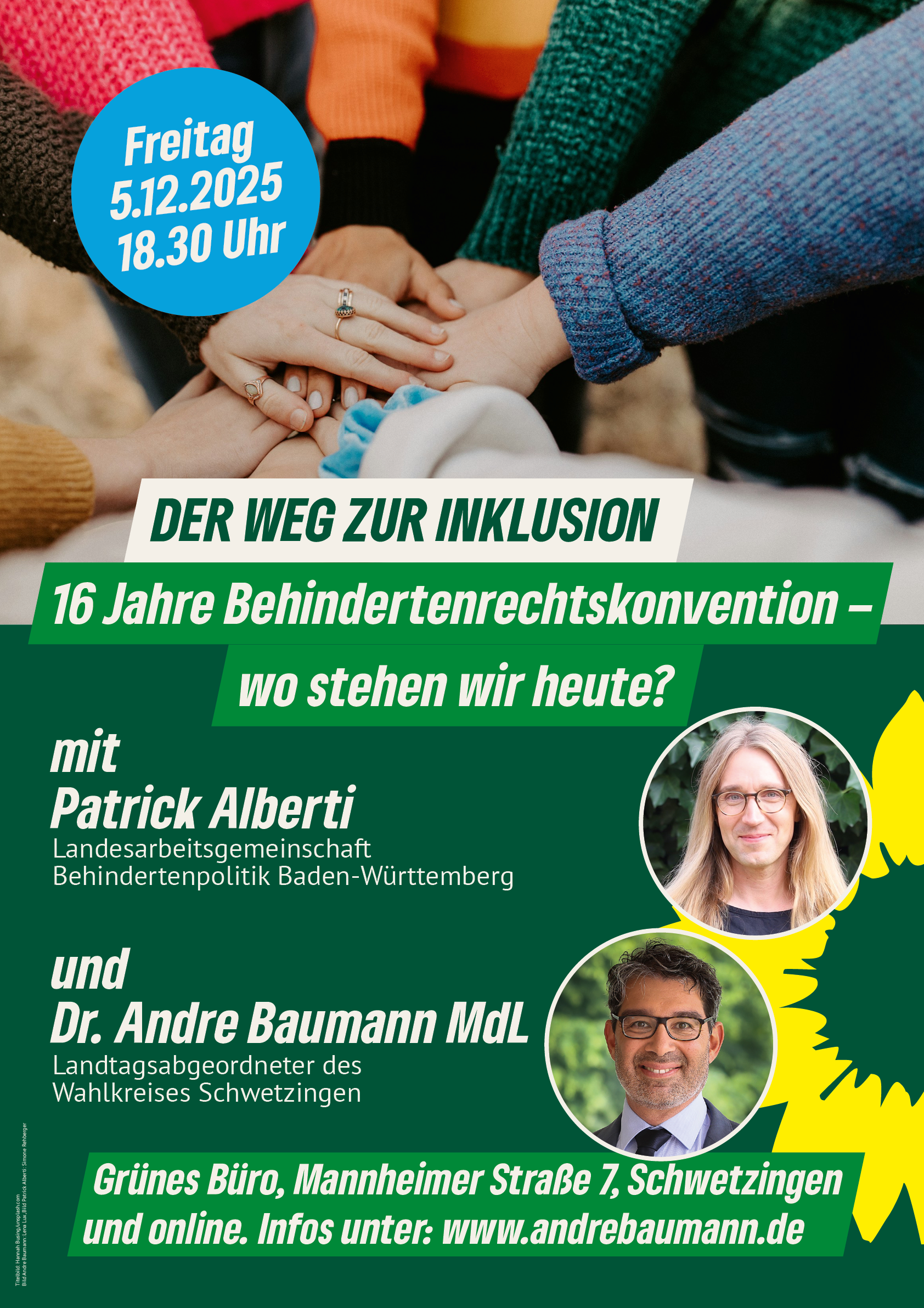 Dr. Andre Baumann (MdL) und Patrick Alberti: Der Weg zur Inklusion
