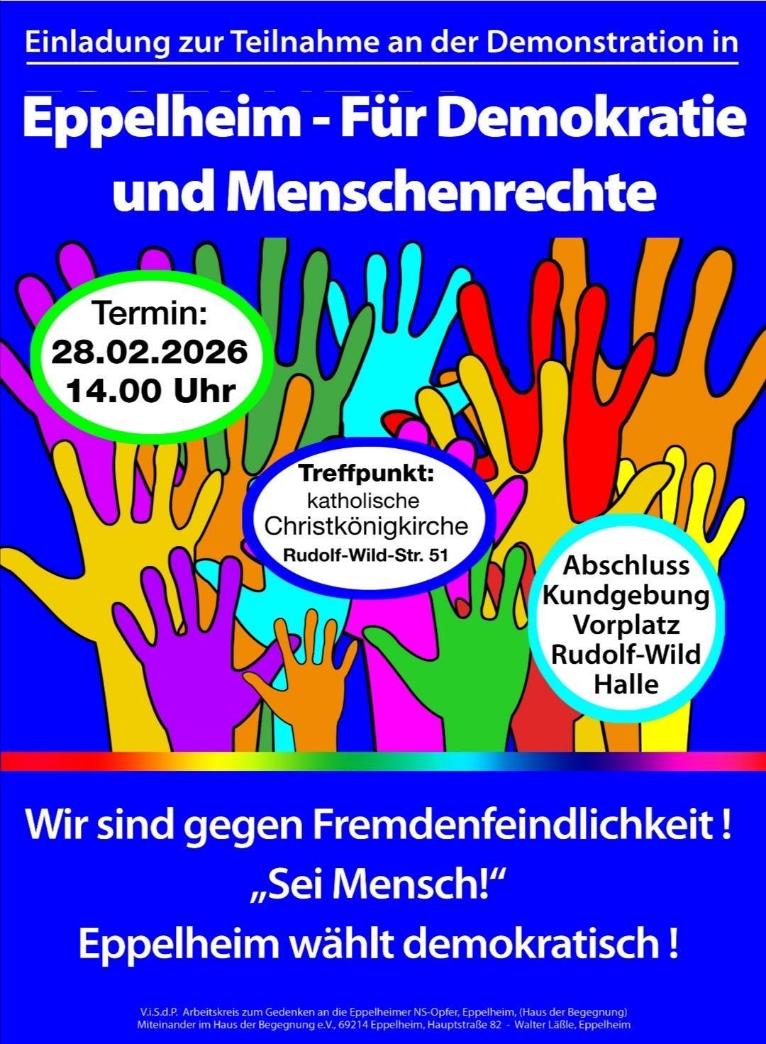 Eppelheim - Für Demokratie und Menschenrechte