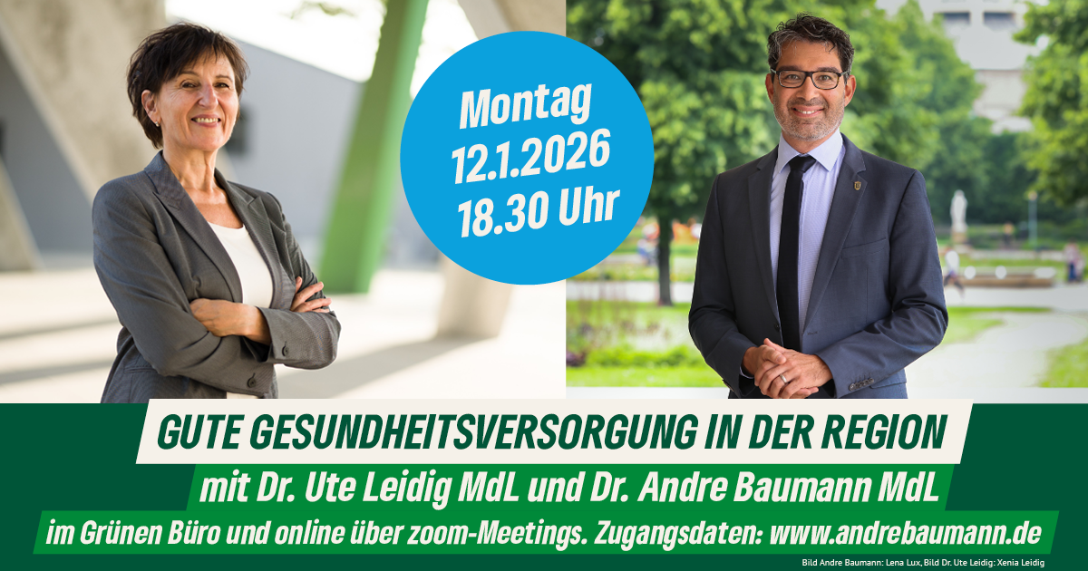 Dr. Andre Baumann (MdL): Gute Gesundheitsversorgung in der Region