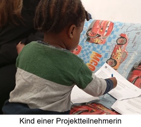 Kind einer Projektteilnehmerin