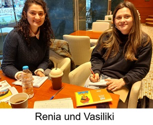 Renia und Vasiliki, Caseworkerinnen just human