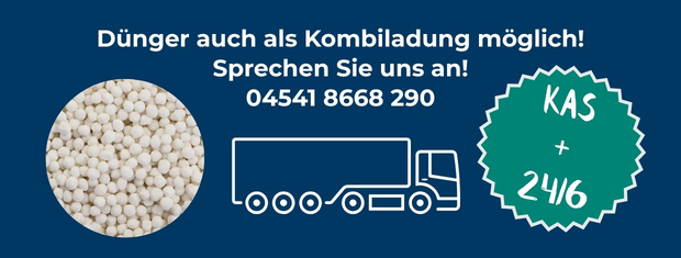 Dünger: Kombiladung möglich