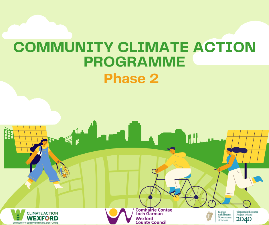 Poster with images of people walking and cycling