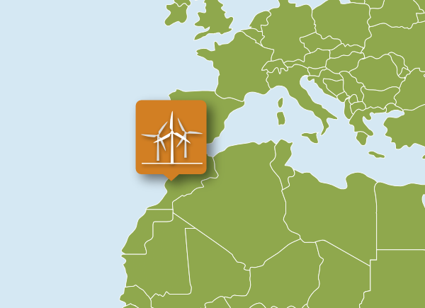 Landkarte Europa/Nordafrika