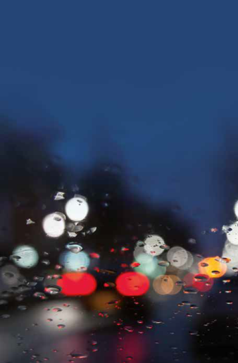 dunkle Farbflächen mit Hoffnungsschimmer