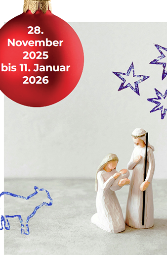 Krippenpilgern Motiv Flyer