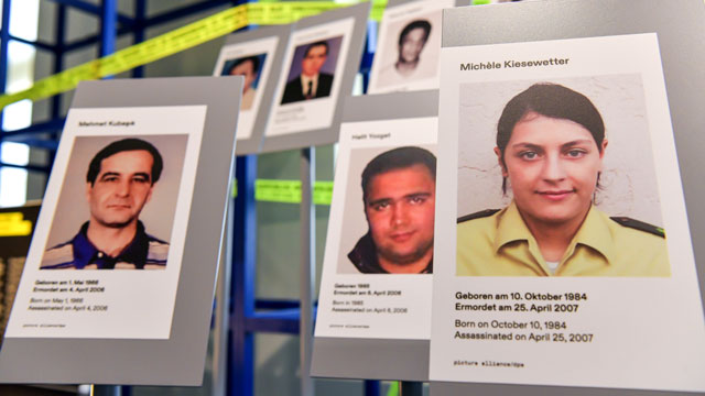 Blick in die Ausstellung "Rechtsextremer Terror"