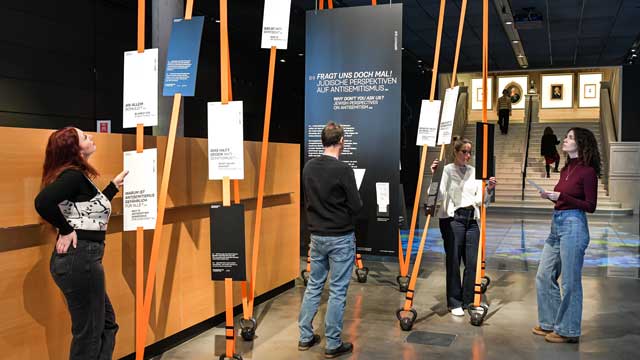 Blick in die Ausstellungsintervention