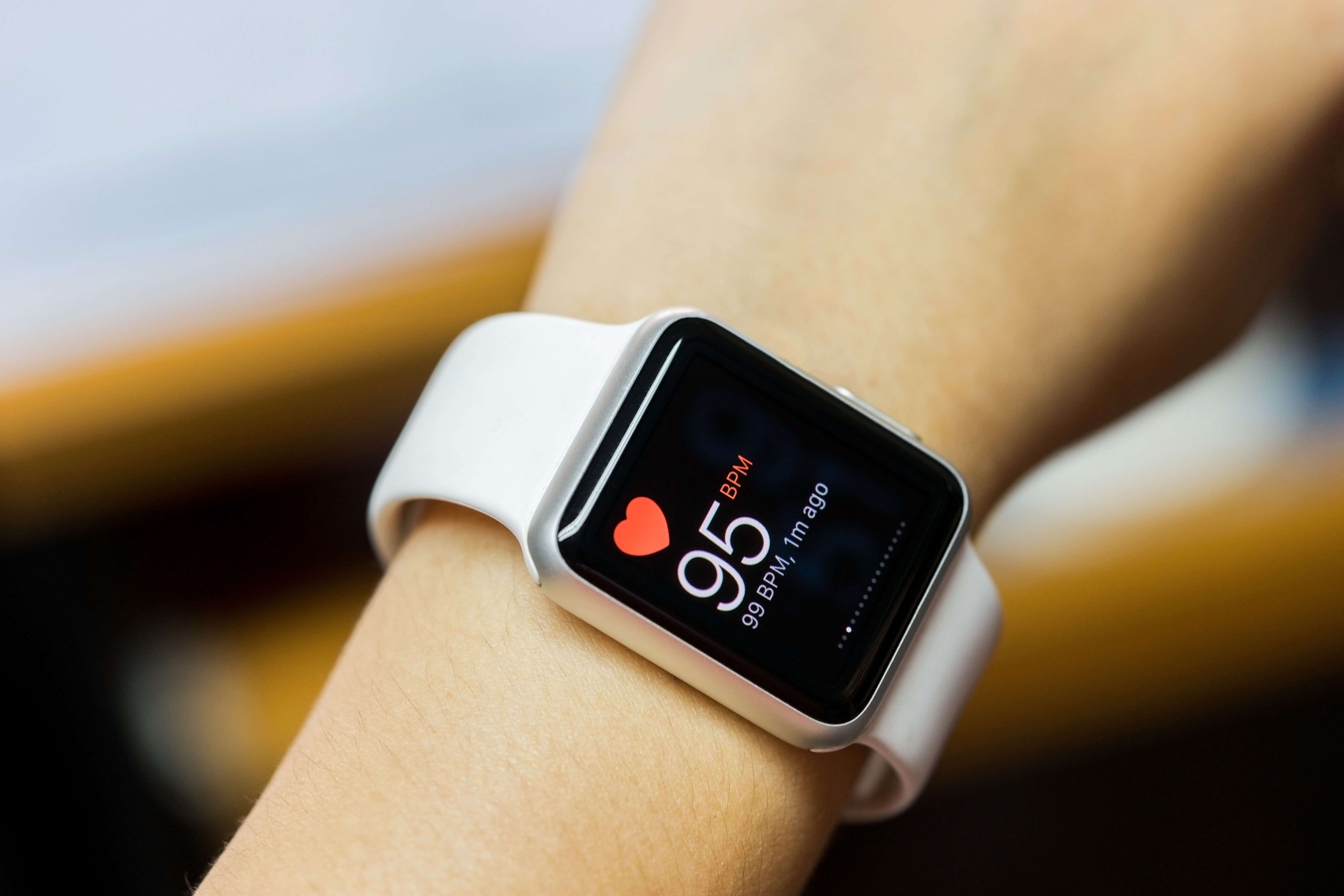 Smartwatch am Handgelenk