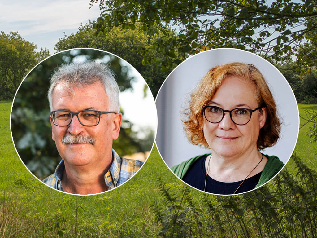 Josef Settele ©André Künzelmann / UFZ und Elisabeth Kühn ©Anne Schwerin