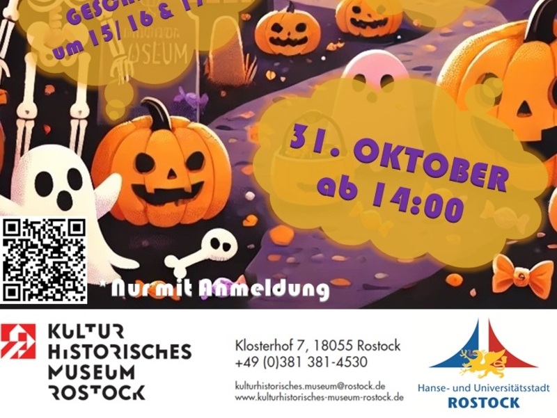 "Spuk im Museum" (Ausschnitt) | Grafik: Kulturhistorisches Museum