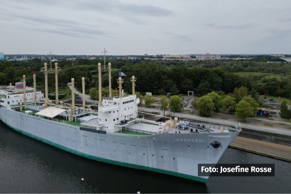 Traditionsschiff MS Dresden. Foto: Josefine Rosse
