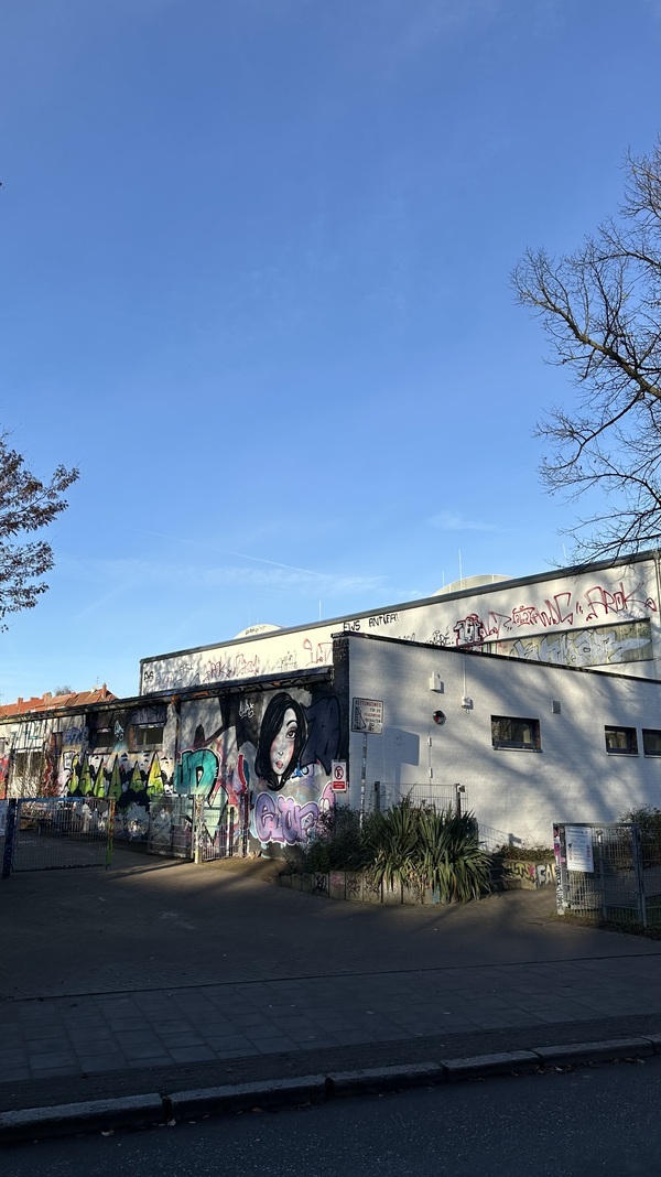 Sporthallen werden oftmals besprüht - wie hier in der Elisabethstraße in der KTV. | Foto: Josefine Rosse