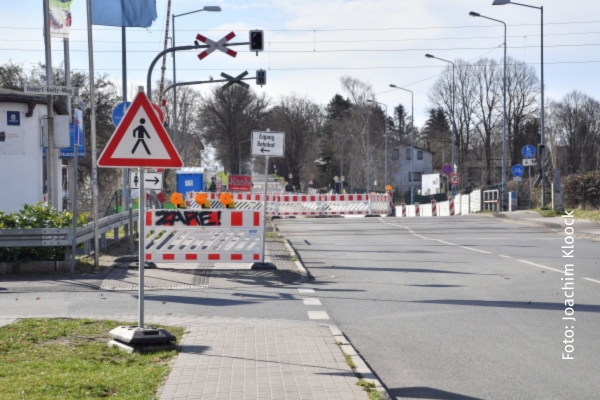 Blick auf die Baustelle Neubrandenburger Straße im 1. Bauabschnitt | Foto: Joachim Kloock