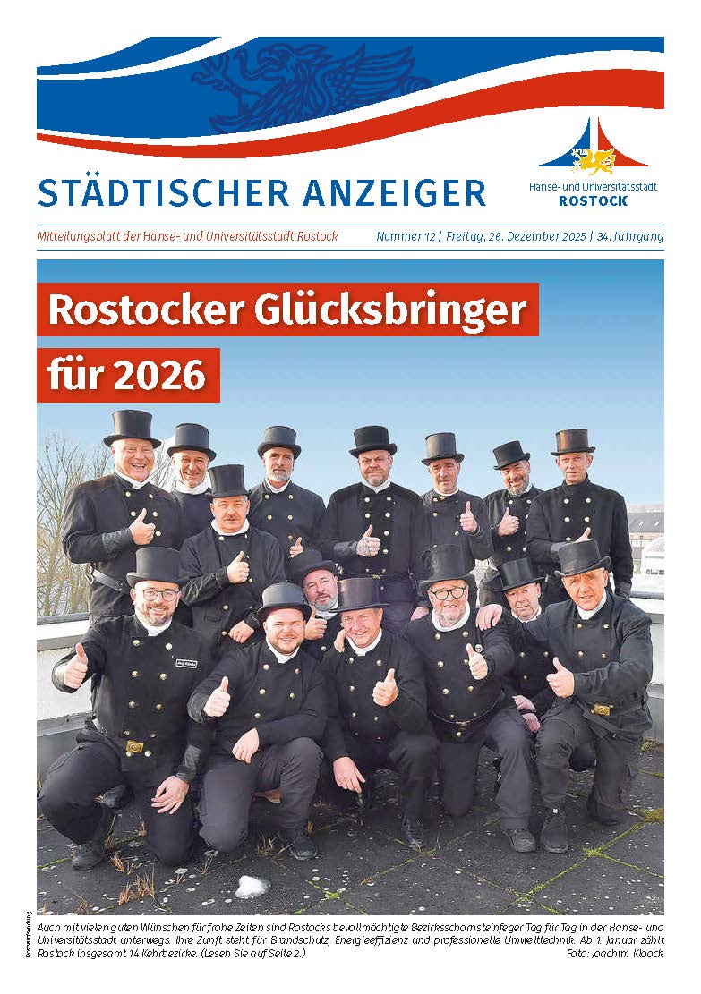 Städtischer Anzeiger, Ausgabe 12/2025 | Titelfoto: Joachim Kloock