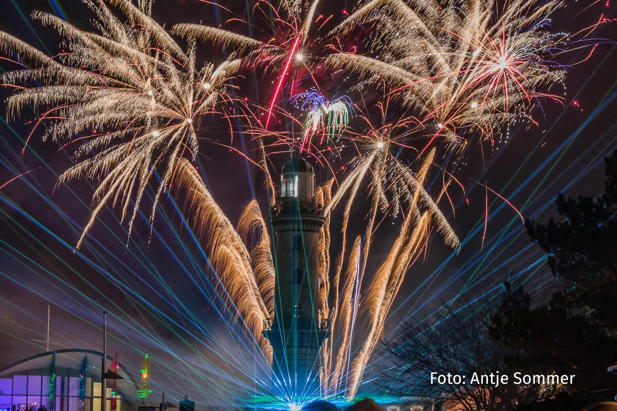 Turmleuchten in Warnemünde. | Foto: Antje Sommer