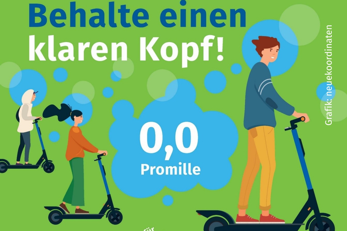 Smart scootern: Behalte einen klaren Kopf! | Foto: neuekoordinaten